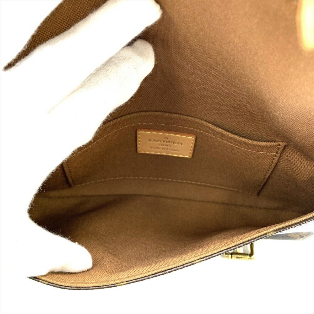 LOUIS VUITTON Brown Monogram Canvas Pochette Shoulder Bag - Picture 8 of 10
